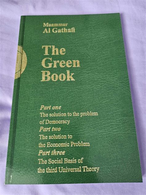 Book Review The Green Book By Muammar Gaddafi Europa Terra Nostra