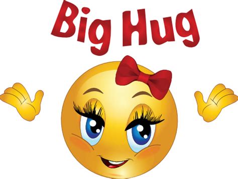 Big Hug Smiley Emoticon Clipart I2clipart Royalty Free Public