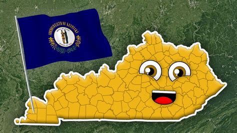Kentucky Geography And Counties 50 States Of America Youtube