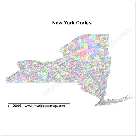 New York Zip Code Maps Free New York Zip Code Maps