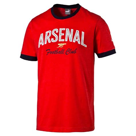 Herren T Shirt Puma Arsenal Fc Fan Slogan 75044906 Sportega