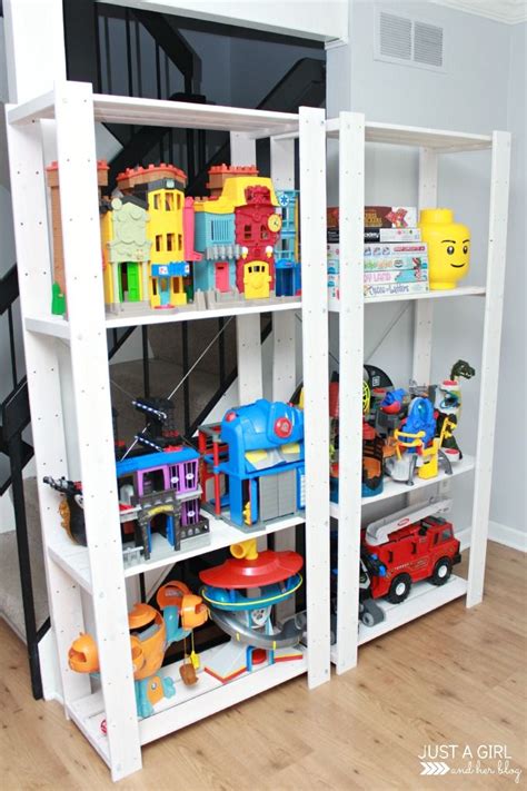 A Storage Solution For Big Toys And An Ikea Hack Toy Storage