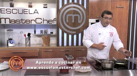 Ocio y cocina para el verano. Escuela MasterChef Sergio Fernández (cocción del huevo ...