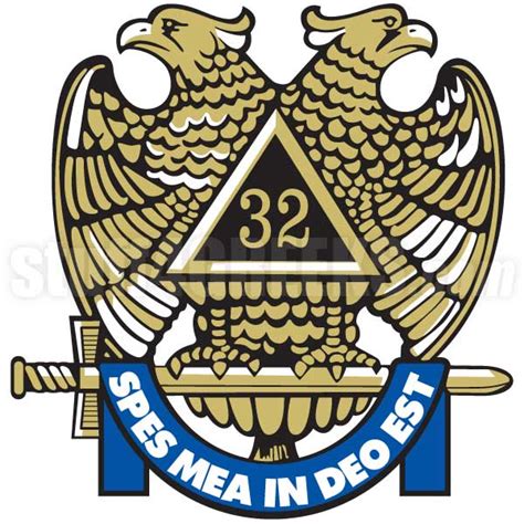 Mason 32nd Degree Emblem Patch