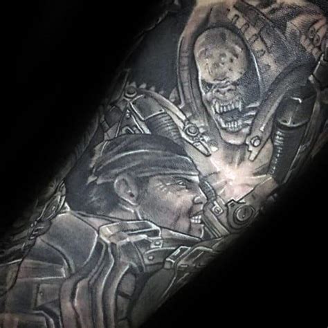 50 Gears Of War Tattoo Designs For Men 2023 Guide