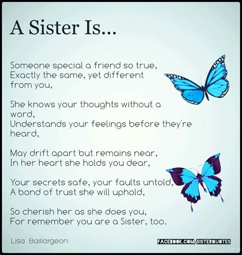 Sisters ~ Sister Friend Quotes Sister Poems Little Sister Quotes