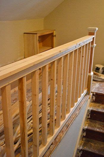 After spending hours searching for a simple stairs railing that wasn't complicated to build and didn't take up much time and money, i found this guide. Lemon Grove Blog | Diy stair railing, Diy stairs, Loft railing