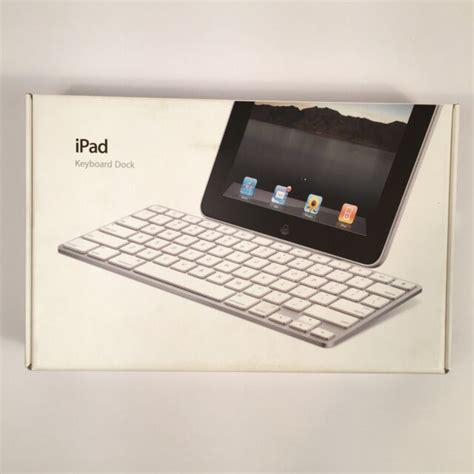 Apple Ipad Keyboard Dock Model A1359 30 Pin 1st 2nd Generation