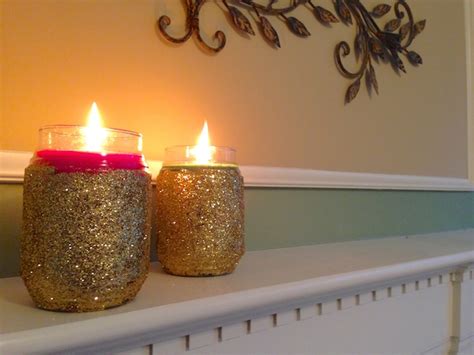 Diy Glitter Candles 3 A Touch Of Teal