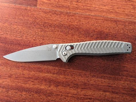 Benchmade 781 Anthem Folding Pocket Knife Cpm 20cv Integral Titanium