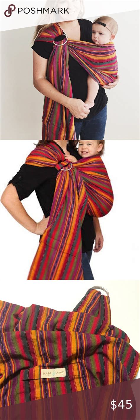 Maya Wrap Bright Stripes Lightly Padded Baby Sling Bright Stripes Stripes Maya Wrap