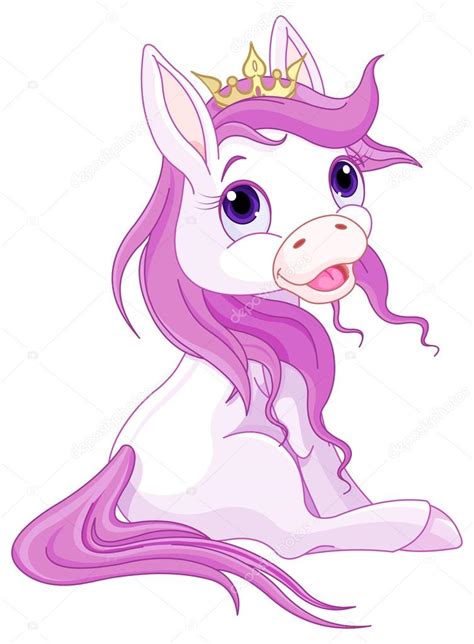 Beautiful Baby Unicorn In Crown Premium Vector In Adobe Illustrator Ai