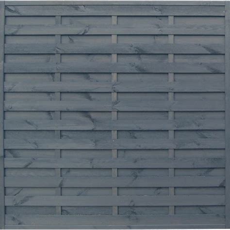 Rowlinson Sorrento Plain Top Fence Panel 6x6 Garden Street