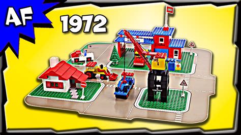 Vintage Lego 1972 Legoland Town Center Set With Roadways 355 Stop