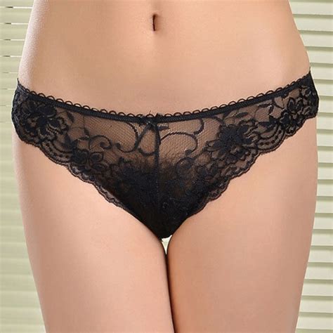 sexy see thru lace trim cotton gusset briefs knickers panties size 8 10 12 14 ebay