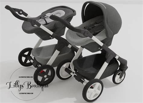Trailz Carseat Stroller Lillysboutique En 2021 Sims 4 Bébé Bébé