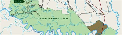 Map Of Congaree Park Junkiepark Junkie