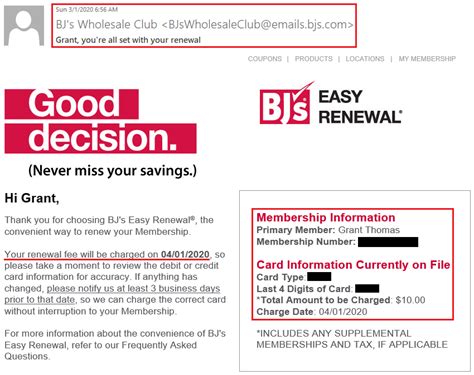 Bj Card Renewal