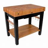 Photos of Commercial Butcher Block Work Table