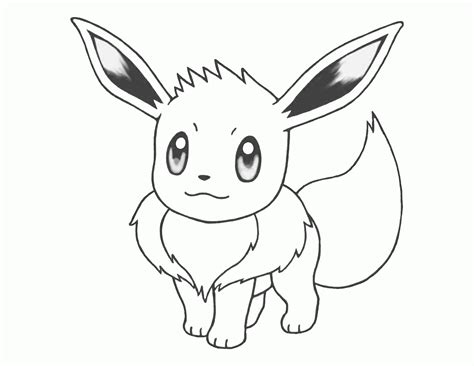 Eevee Coloring Page - Coloring Home