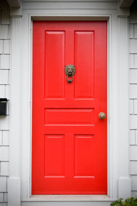 The red door program was started by st. 35 Different Red Front Doors (Many Designs & Pictures)
