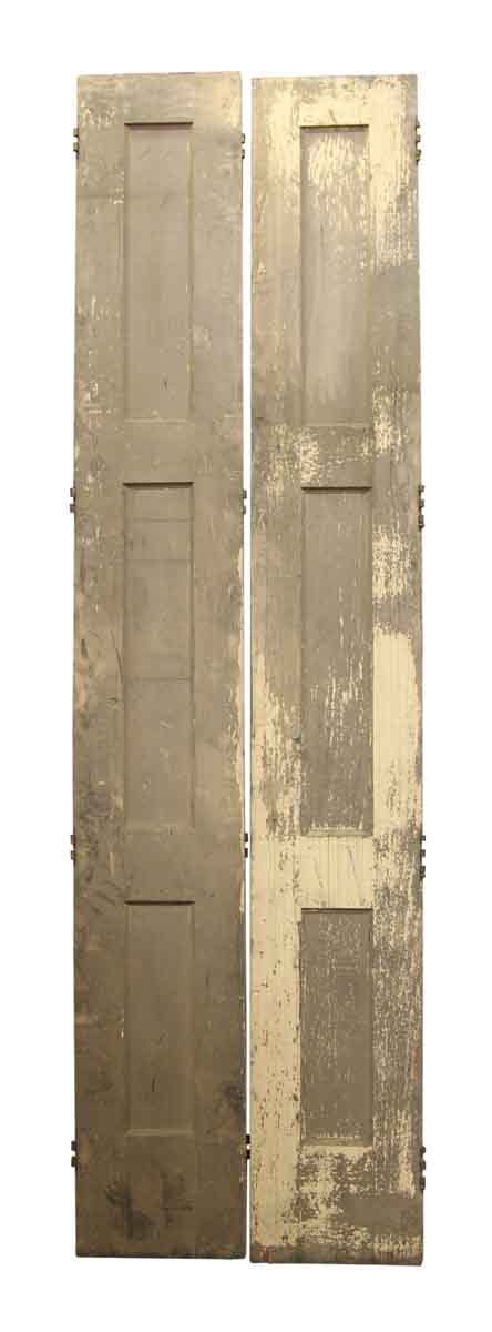 Then i gave the entire cabinet and the door a nice natural finish using walrus oil furniture finish and wax. Pair of Tall Narrow Doors with Three Panels | Olde Good Things