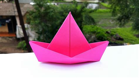 How To Make Origami Boat Easy Paper Boat Diy Youtube