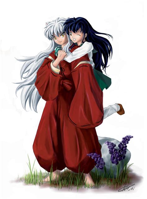 Inuyasha And Kagome By Alicia Lee On Deviantart