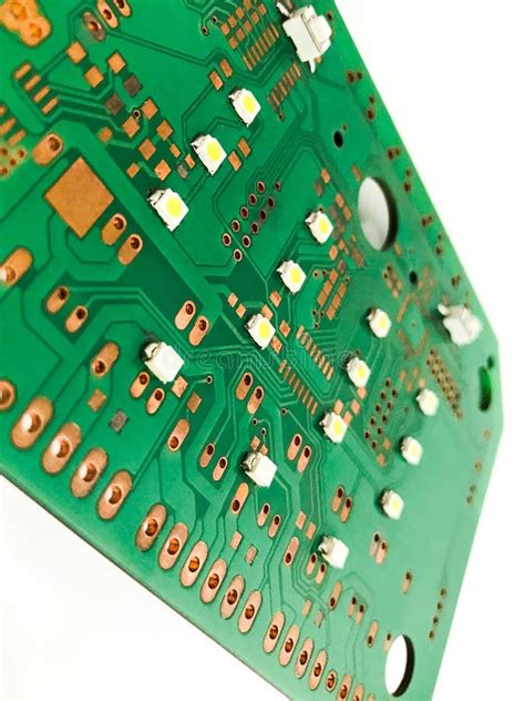 Printed Circuit Board Layout Stock Image Image Of Microchip Science