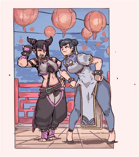 chun li vs juri by 7passes on newgrounds