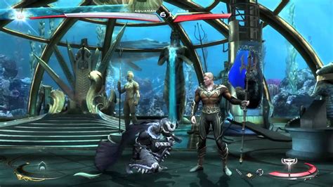 Injustice Gods Among Us Aquaman Vs Ares Youtube