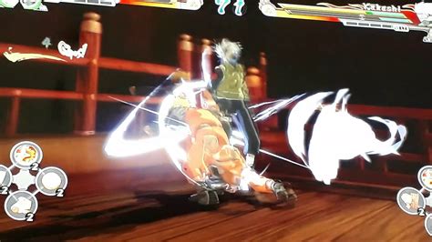 Naruto Vs Kakashi Jogando Pelo Xbox360 Youtube