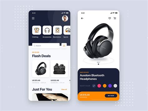 E Commerce Store Mobile App Ui Kit Template Uplabs