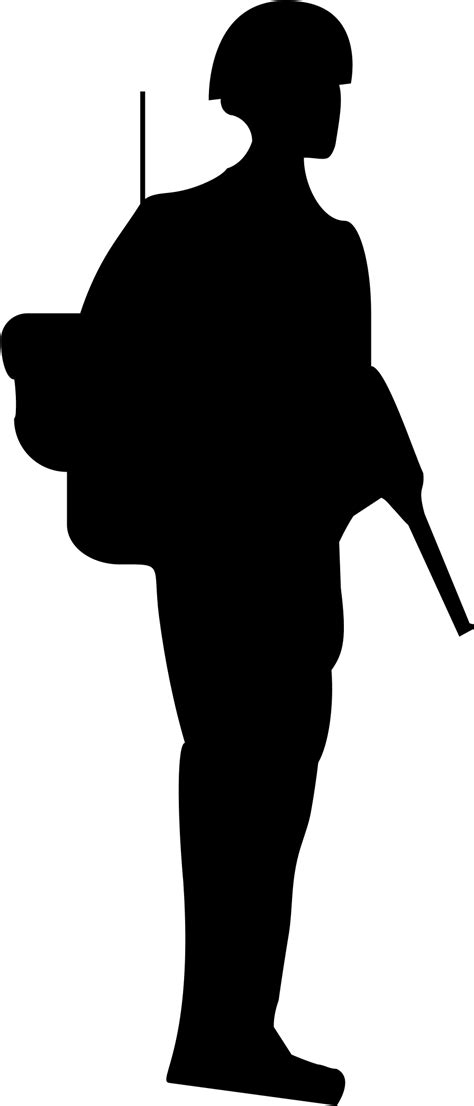 Soldier Svg Army Soldier Icon No Background Clipart Full Size