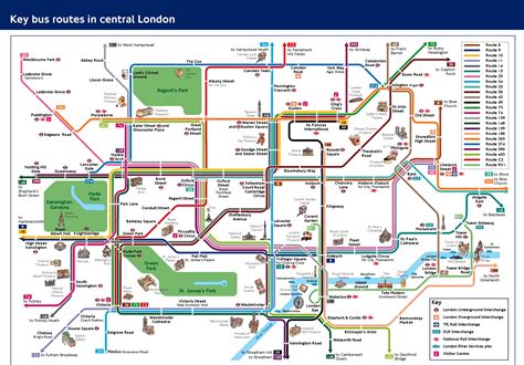 London Underground Tube Map With Tourist Attractions Tourist Map Of