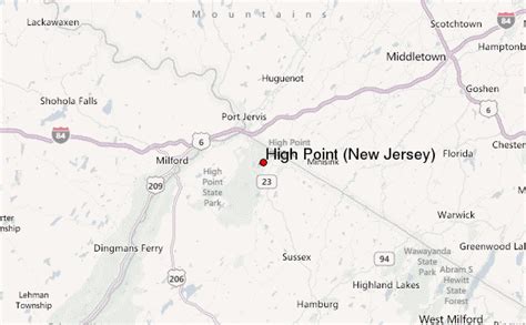 High Point New Jersey Mountain Information