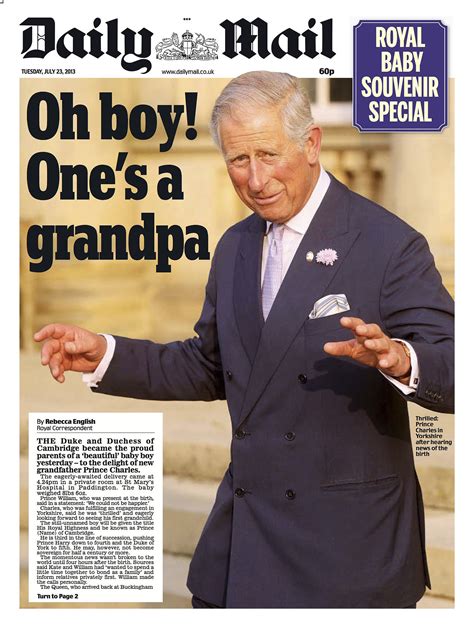 The Front Page Of Daily Mail From England On July 23 Extra Extra