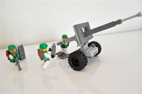 Lego Wwii Artillery Cannon A Custom Made Wwii Artillery Ca Flickr