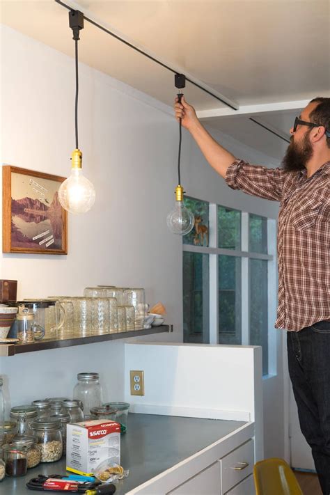 Say Goodbye To Dated Track Lighting With This Easy Clever DIY Track