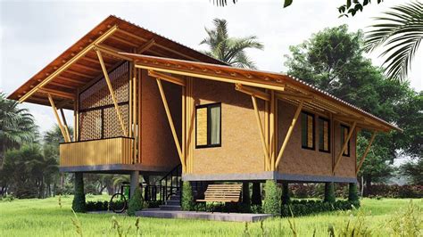 60sqm Sustainable Bamboo House
