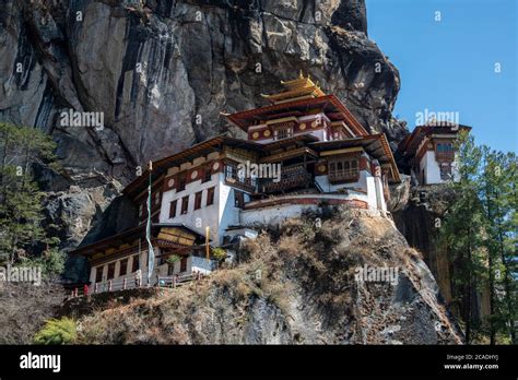 Bhutan Paro Taktshang Goemba Or Tigers Nest Monastery One Of Bhutan