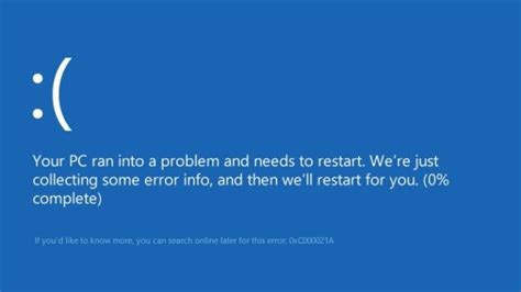 Fix Blue Screen Error 0xc000021a In Windows 2023