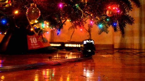 Lionel Train Under The Christmas Tree Youtube