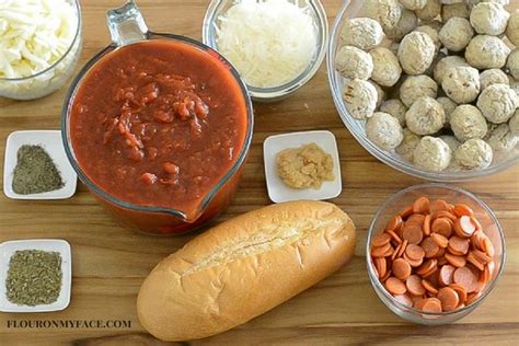Crock Pot® Slow Cooker Pepperoni Pizza Meatball Subs Flour On My Face