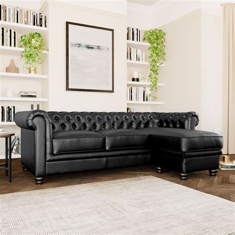 L Shaped Chesterfield Sofa