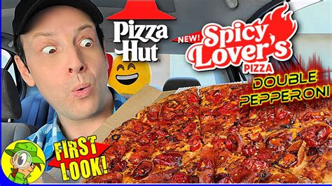 Pizza Hut SPICY LOVER S PIZZA Review DOUBLE PEPPERONI Peep THIS Out YouTube