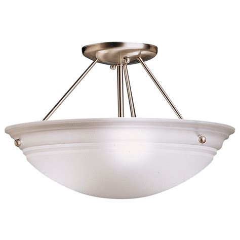 Maybe you would like to learn more about one of these? Kichler Three-Light Semi-Flush Ceiling Light | 3122NI ...