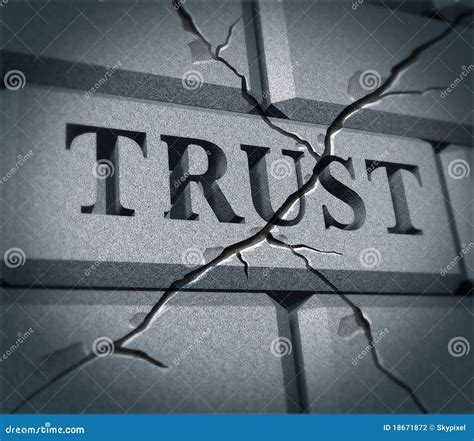 Broken Trust Symbol Stock Photo | CartoonDealer.com #18671872