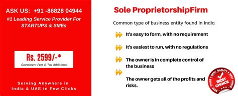 You are entitled to all profits and are responsible for all your business's debts, losses. sole proprietorship india | sole proprietorship india ...