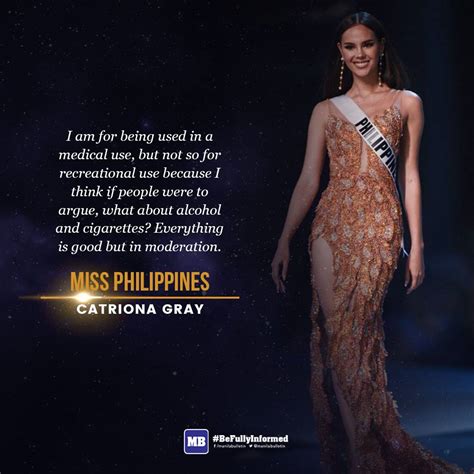 Miss Universe Catriona Answer Image To U